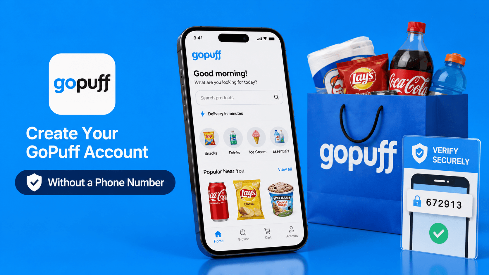 How to Set Up a GoPuff Account Without a Phone Number