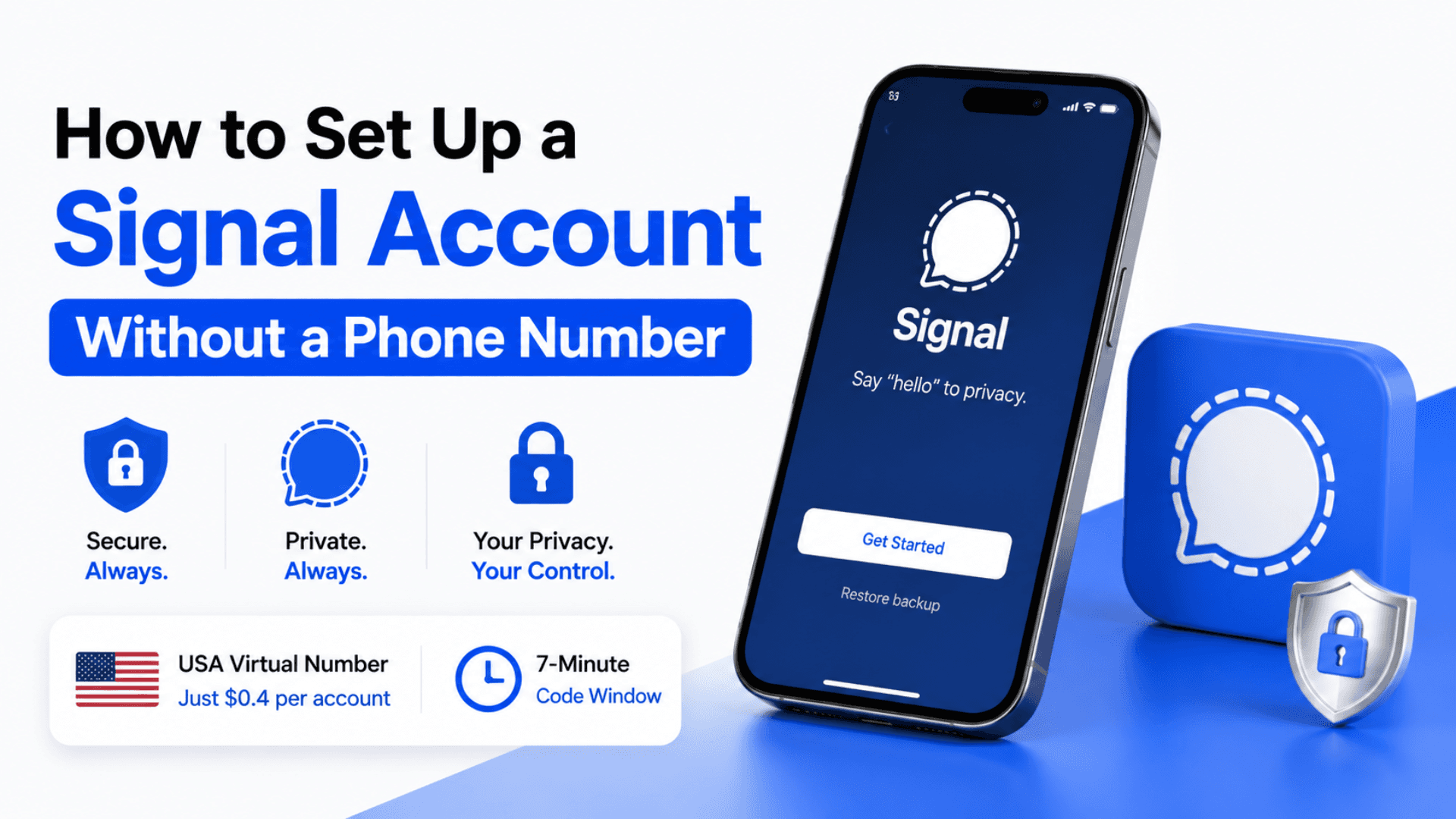 How to Set Up a Signal Account Without a Phone Number
