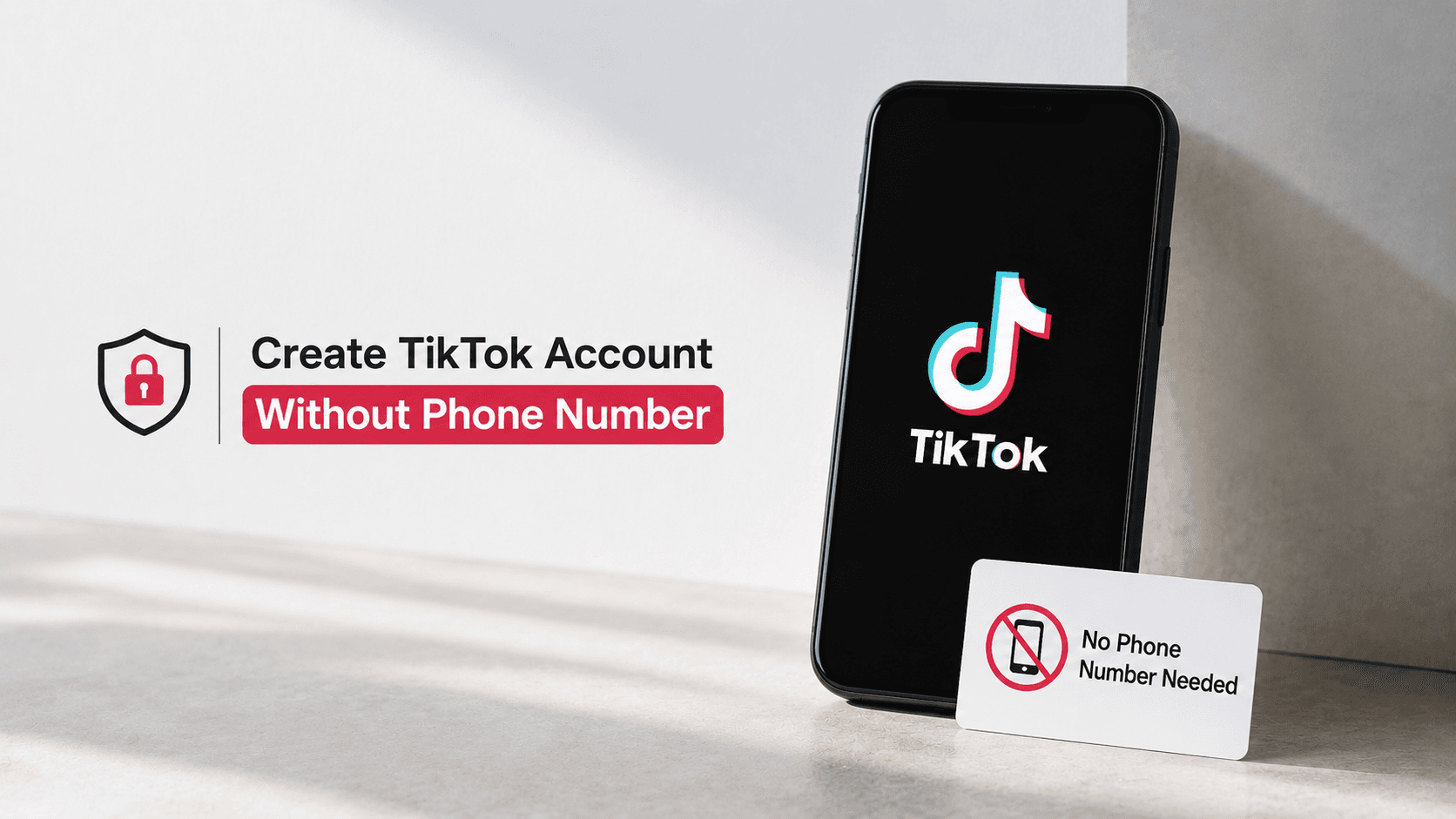 How to Set Up a TikTok Account Without a Phone Number
